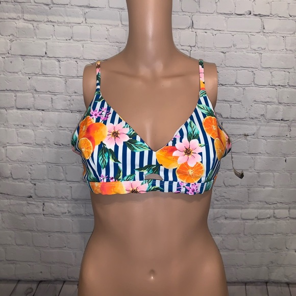 No Boundaries Other - BRAND NWT No Boundaries Orange Bikini top sz XL
